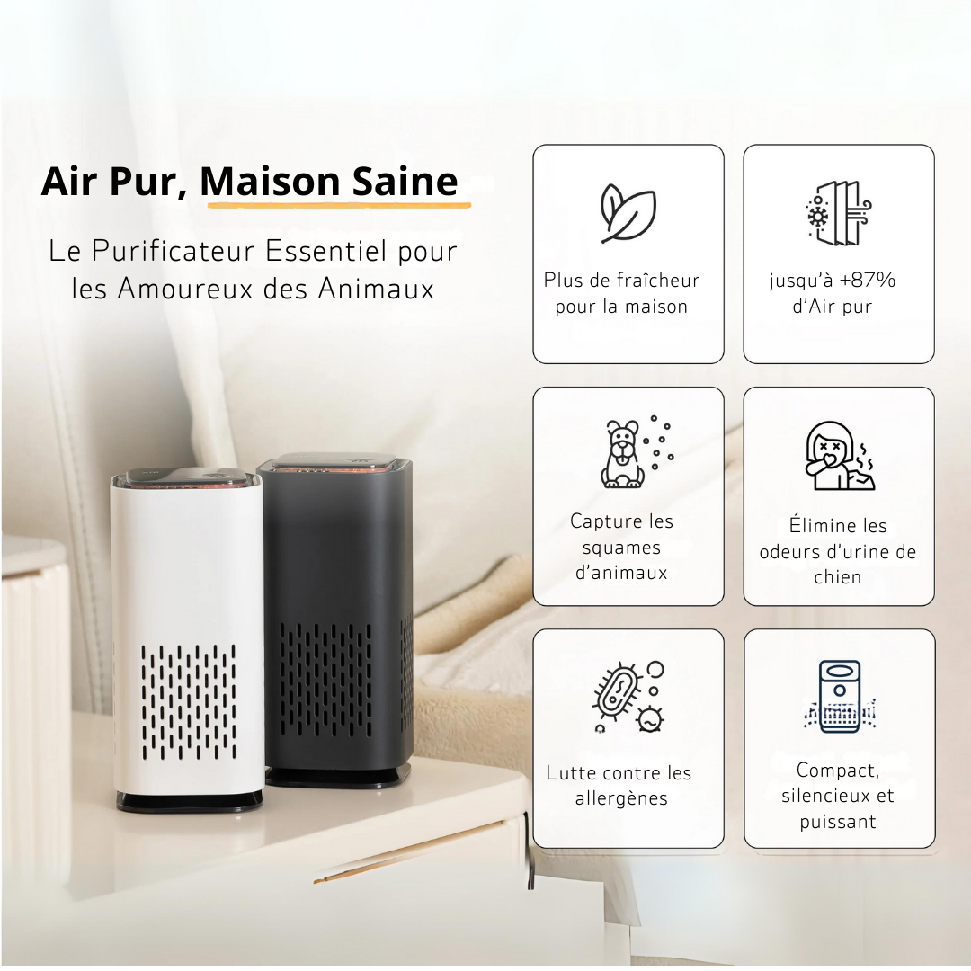 🐾 Purificateur d'air - Serenity Pet