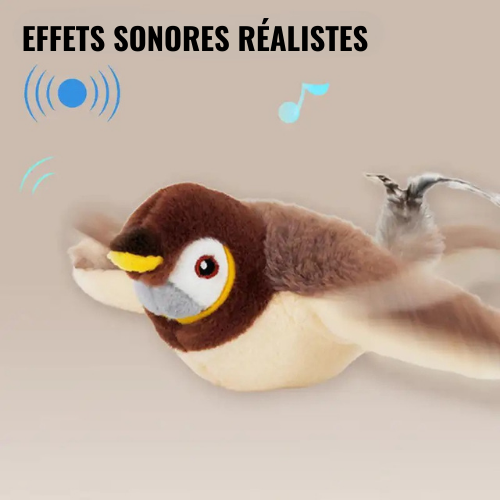 Catfri® Moineau Dansant – Le Compagnon de Jeu Ultime pour Votre Chat
