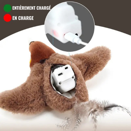 Catfri® Moineau Dansant – Le Compagnon de Jeu Ultime pour Votre Chat