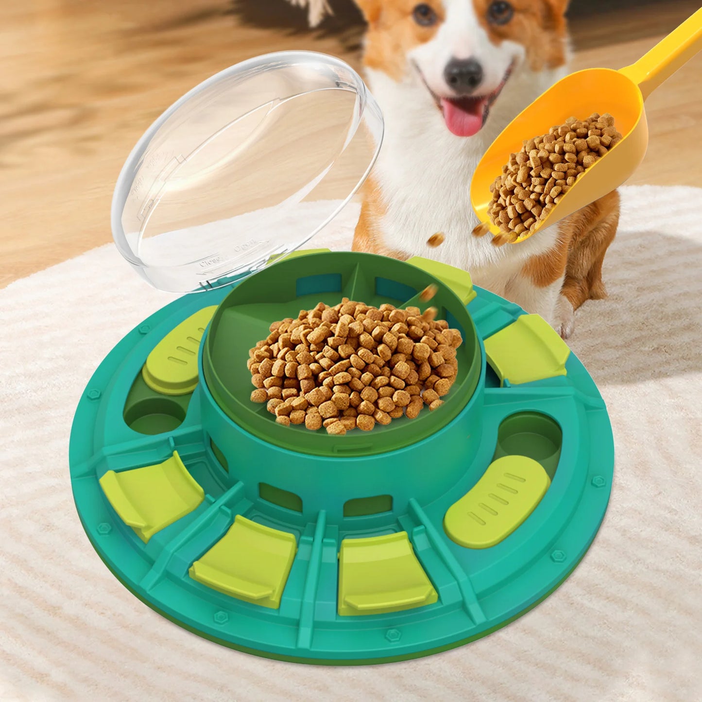 Gamelle pour chien pour Activité et Intelligence - BrainyBite™