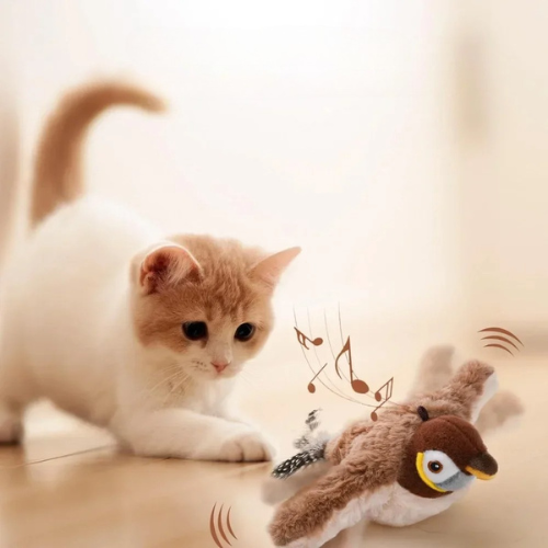 Catfri® Moineau Dansant – Le Compagnon de Jeu Ultime pour Votre Chat