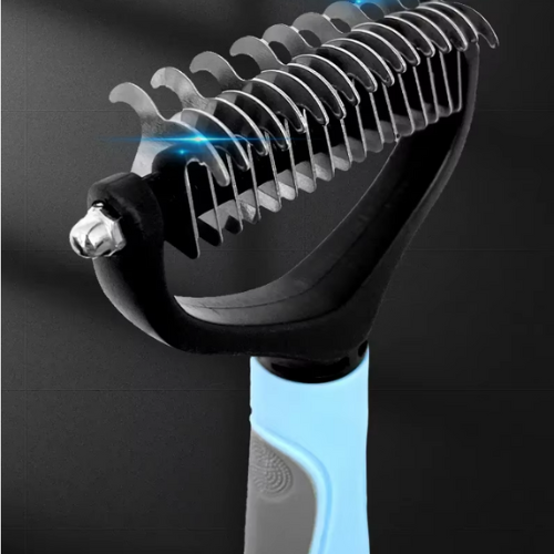 DuoBrush Pro - Brosse Démêlante 2 en 1 pour Chiens et Chats