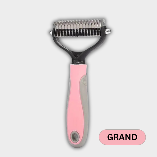 DuoBrush Pro - Brosse Démêlante 2 en 1 pour Chiens et Chats
