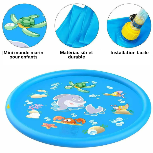 SplashFun 360° – Tapis de Jeu Aquatique pour Enfants & Animaux