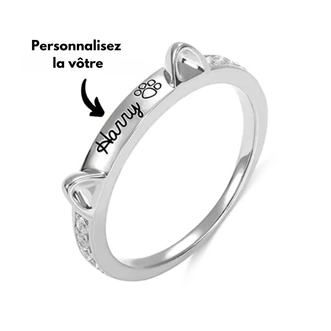 Bague personnalisable (Chien/Chat) - AnimaliAdore™