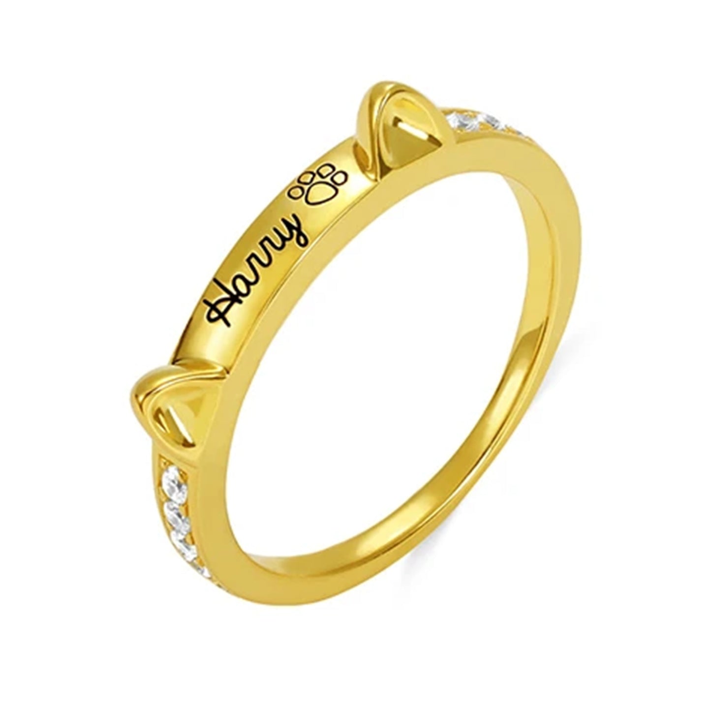 Bague personnalisable (Chien/Chat) - AnimaliAdore™