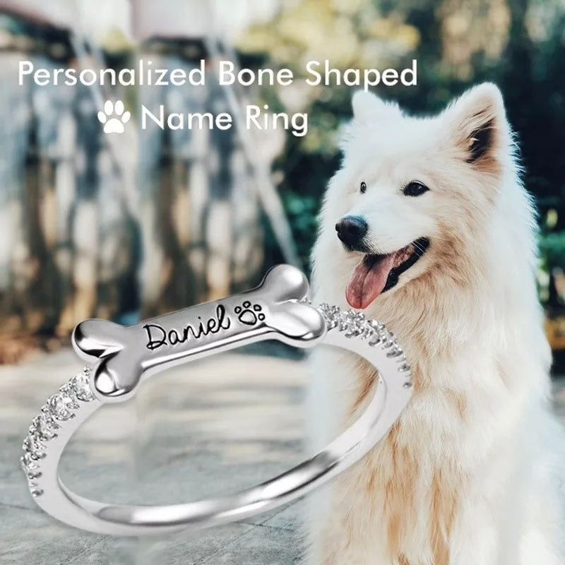 Bague personnalisable (Chien/Chat) - AnimaliAdore™