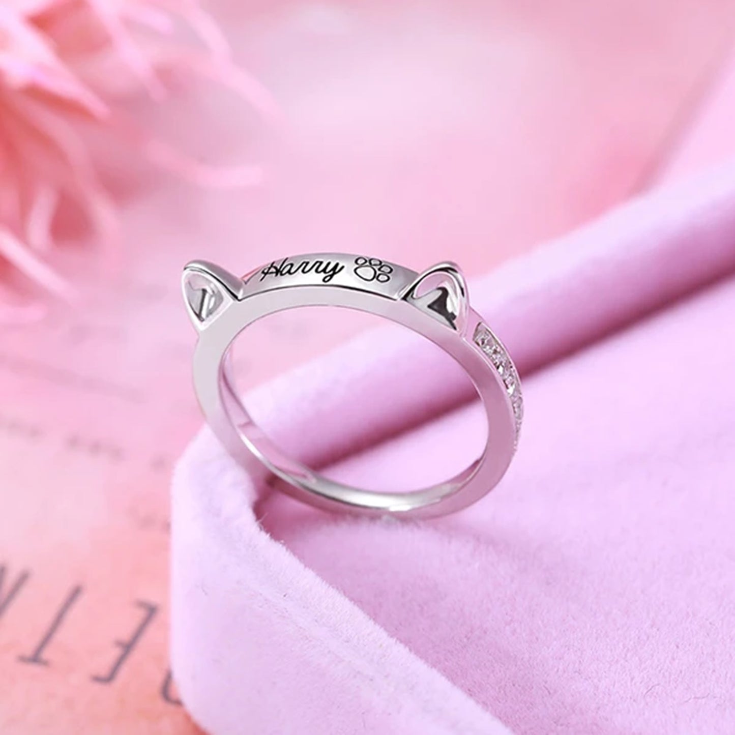 Bague personnalisable (Chien/Chat) - AnimaliAdore™