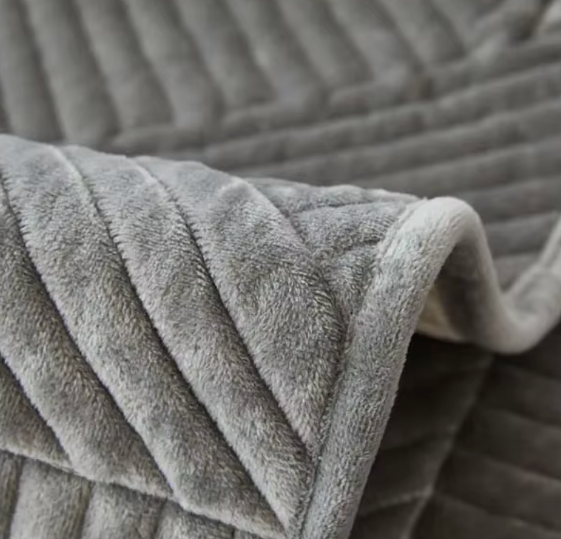 Protège Canapé Épais Chenille Motif Chevron
