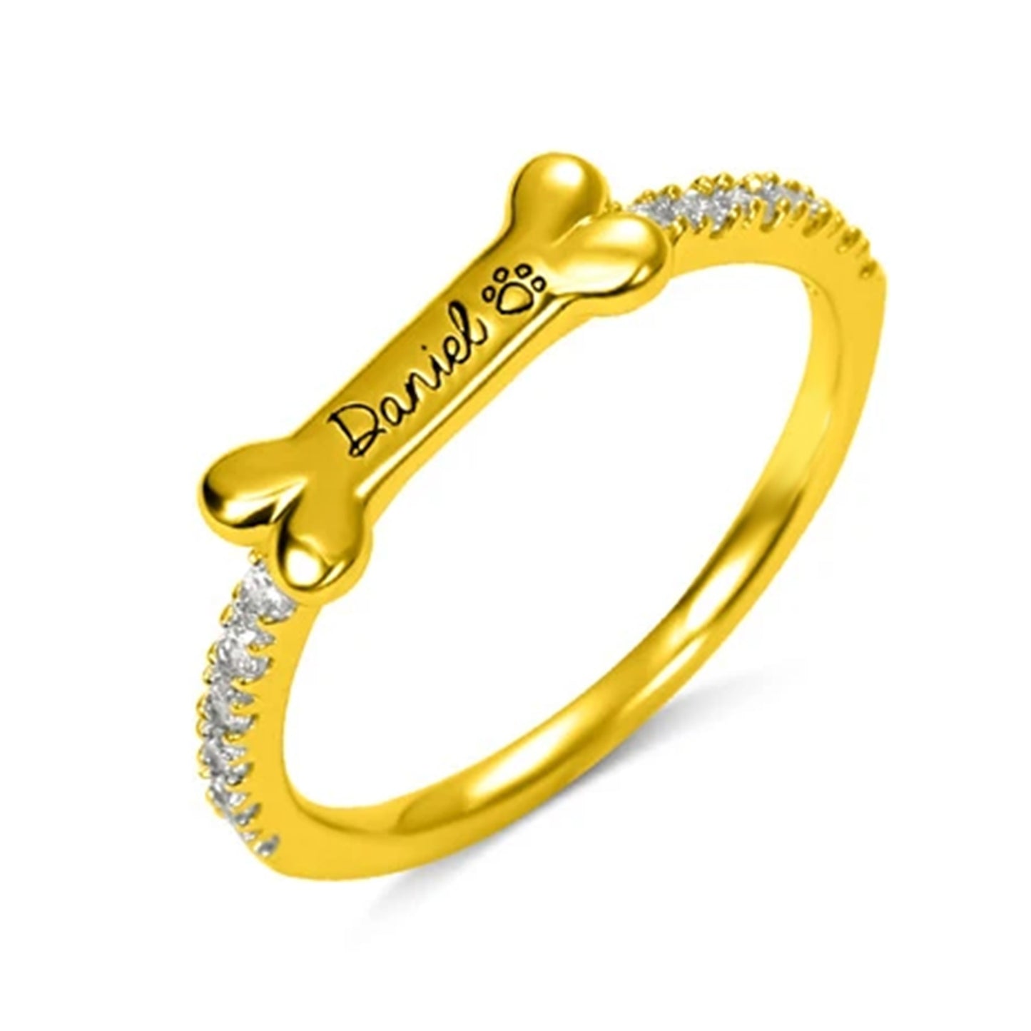 Bague personnalisable (Chien/Chat) - AnimaliAdore™