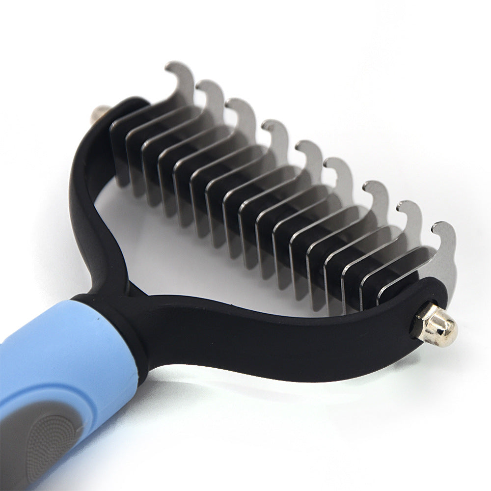 DuoBrush Pro - Brosse Démêlante 2 en 1 pour Chiens et Chats