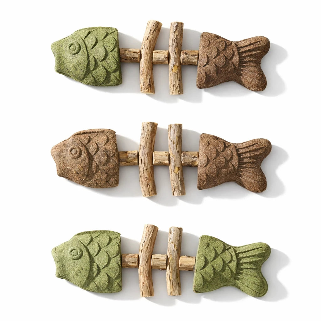 Jouet Dentaire Chat — Herbe à Chat Naturelle & Nettoyage des Dents