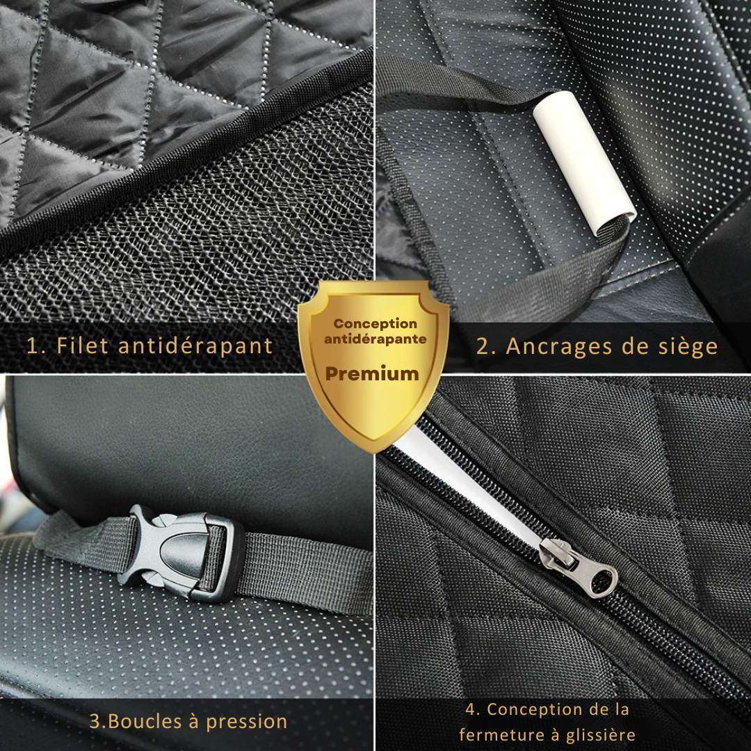 PetRide™ - Housse de Siège Auto Premium pour Chien