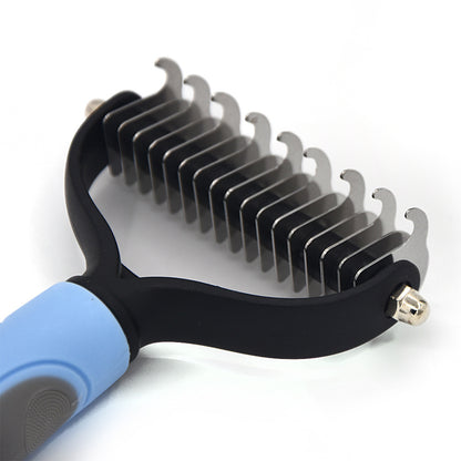 DuoBrush Pro - Brosse Démêlante 2 en 1 pour Chiens et Chats