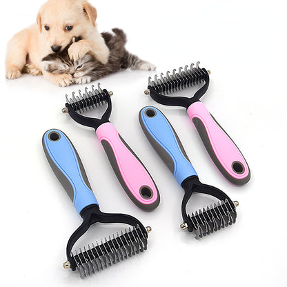 DuoBrush Pro - Brosse Démêlante 2 en 1 pour Chiens et Chats